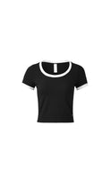 Vitality Motive® Scoop Tee - Midnight Contrast