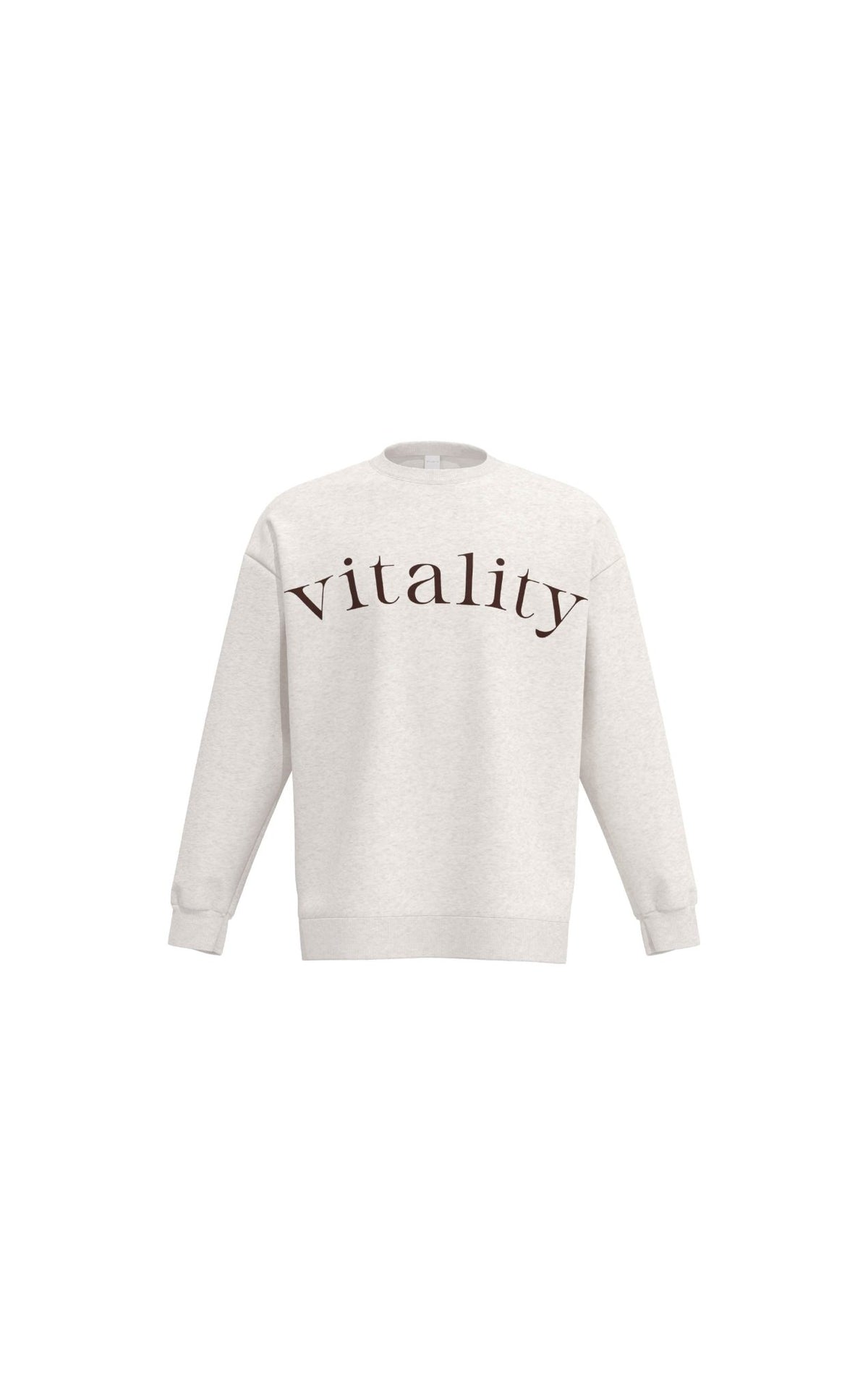 Vitality Cozy® Uni Crew - Oat Marl