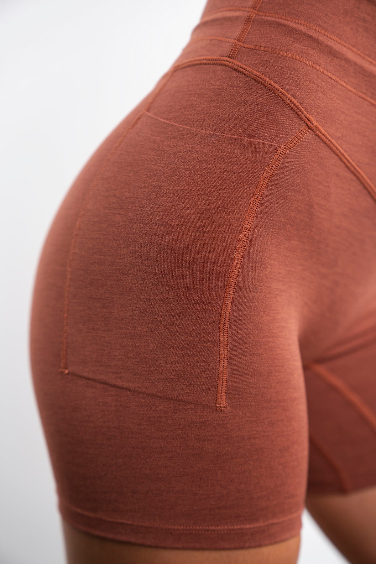 Vitality Daydream® Drawcord Pocket Volley Short - Pumpkin Spice Heather