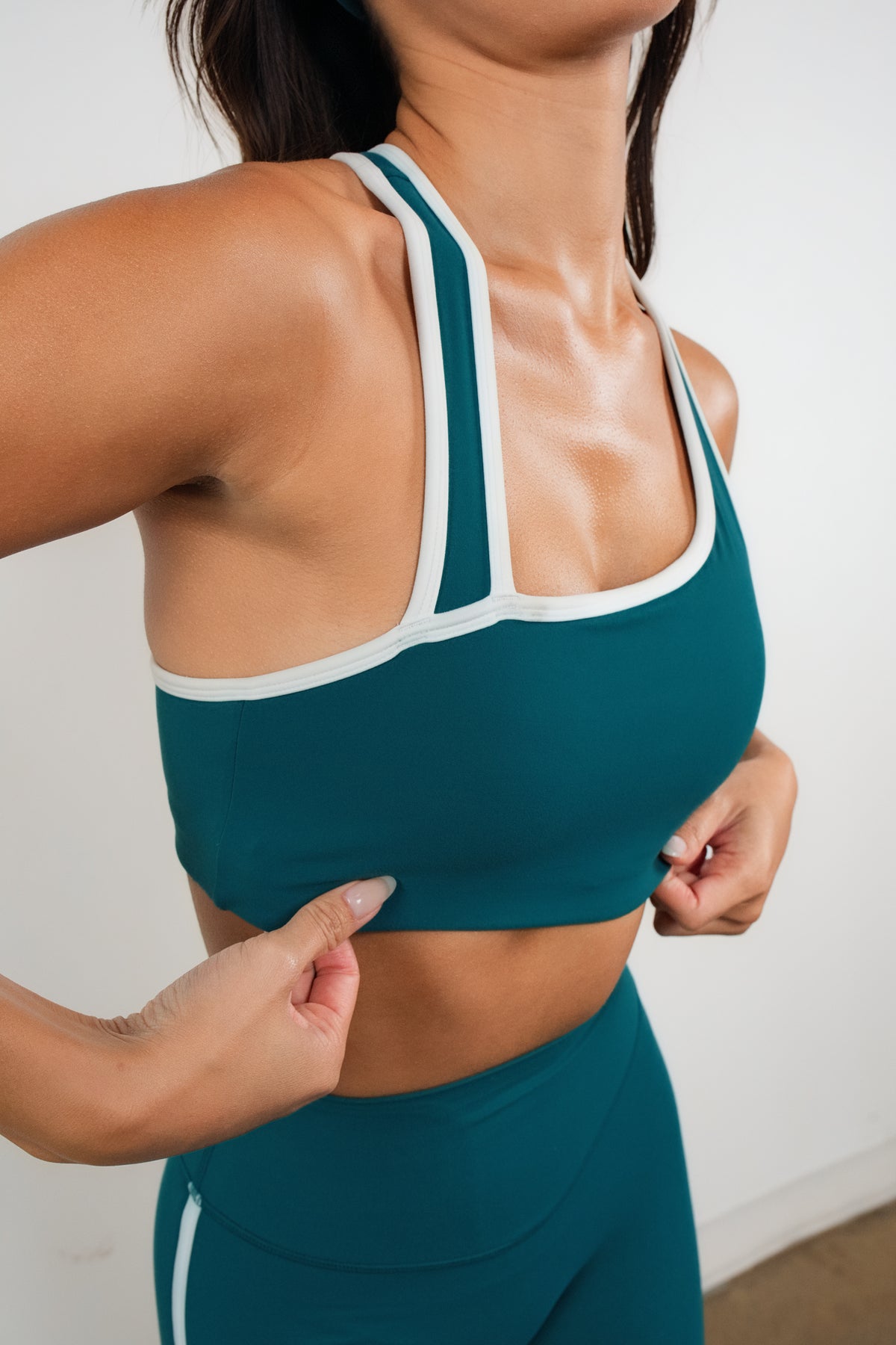 Cloud II® Swoop Bra - Spruce Contrast
