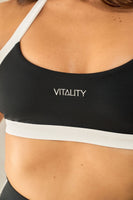 Cloud II® Mini Halter Bra - Midnight Contrast