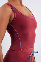 Vitality Daydream® Overlap Tank - Cabernet Heather