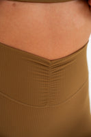 Cloud II® Rib Cinch Wide Leg Trouser - Crocodile