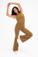 Cloud II® Rib Cinch Wide Leg Trouser - Crocodile