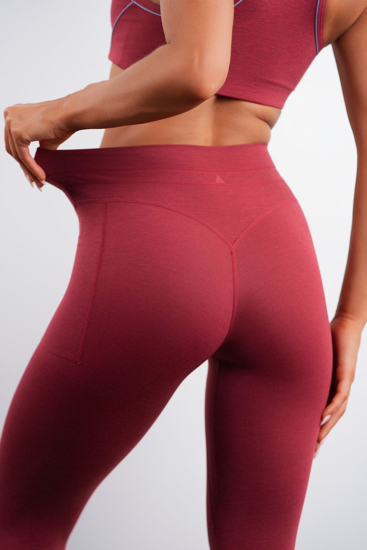Vitality Daydream® Drawcord Pocket Pant - Cabernet Heather