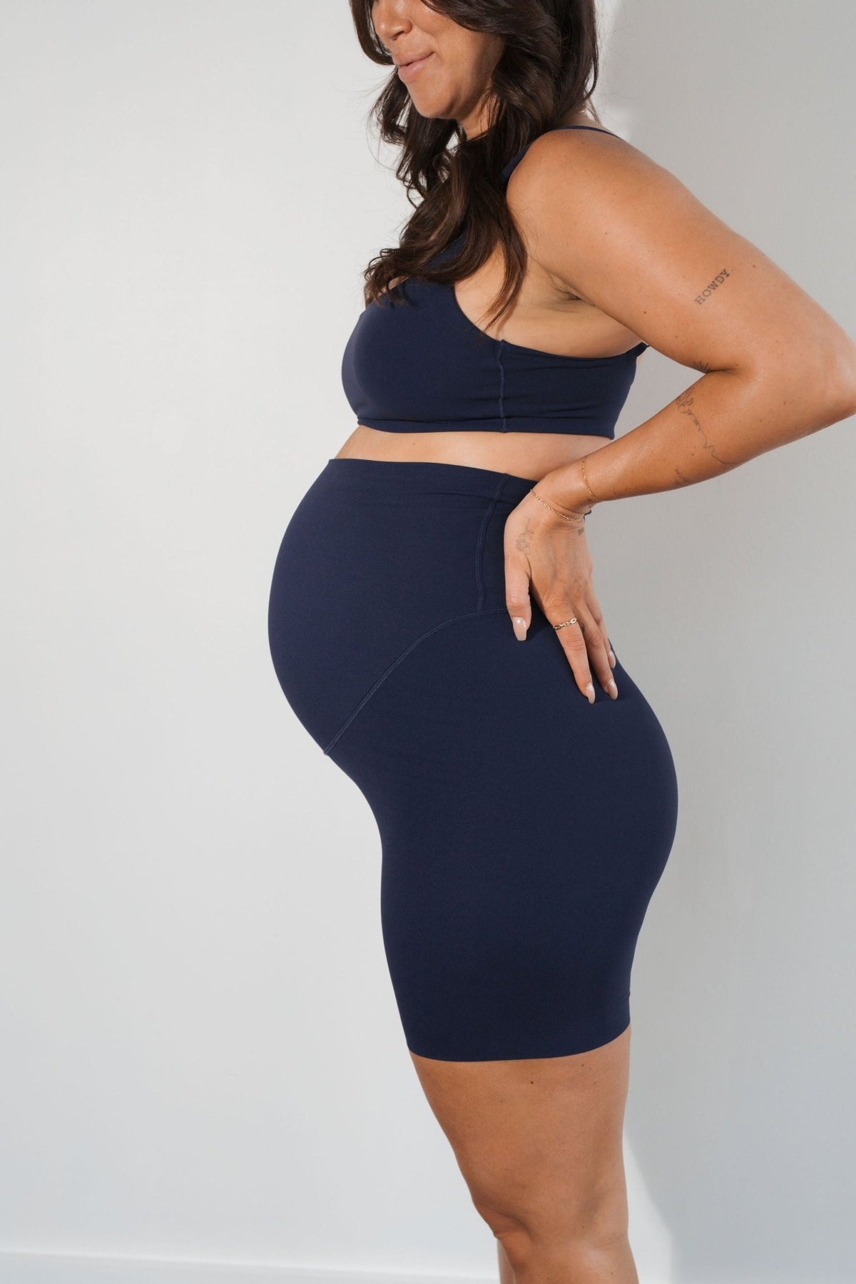 Cloud II® Maternity Rider Short - Oxford