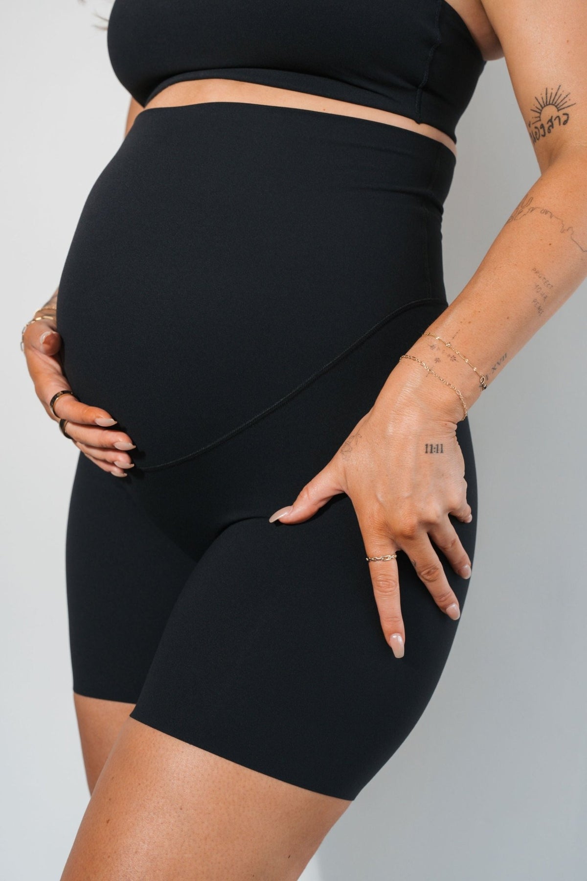 Cloud II® Maternity Rider Short - Midnight
