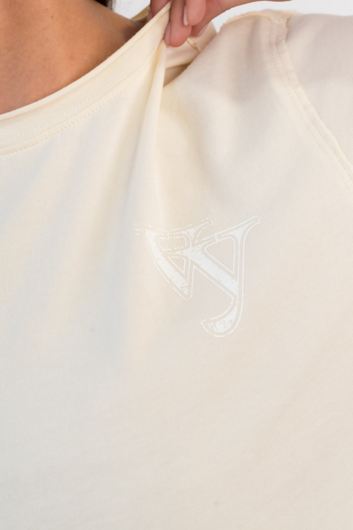 Vitality Retro® Varsity Tee - Ivory