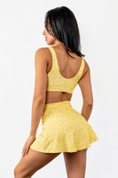 Cloud II® Flutter Skort - Sunny Microfloral