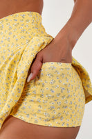 Cloud II® Flutter Skort - Sunny Microfloral