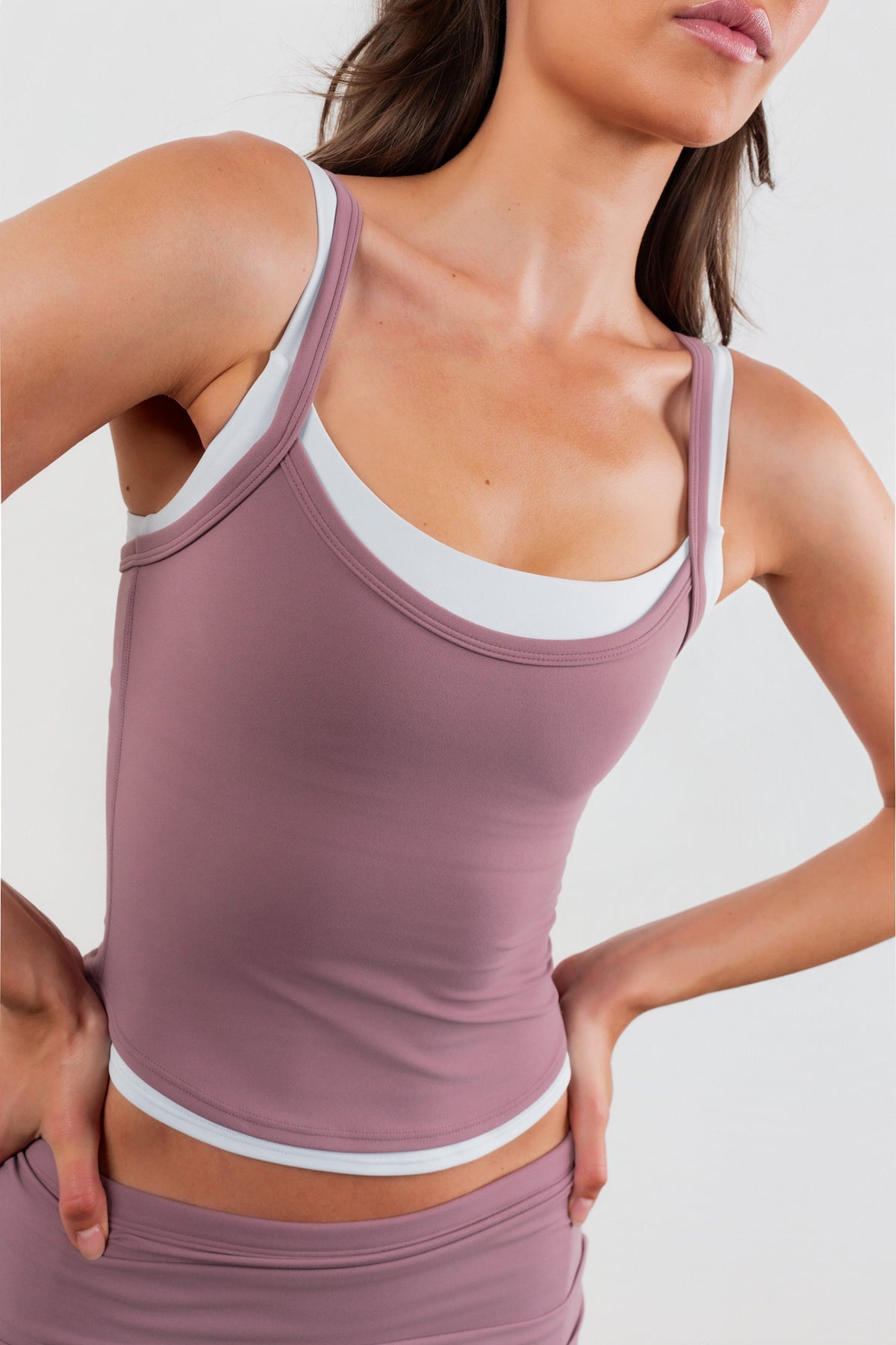 Cloud II® Layered Tank - Earthy Plum