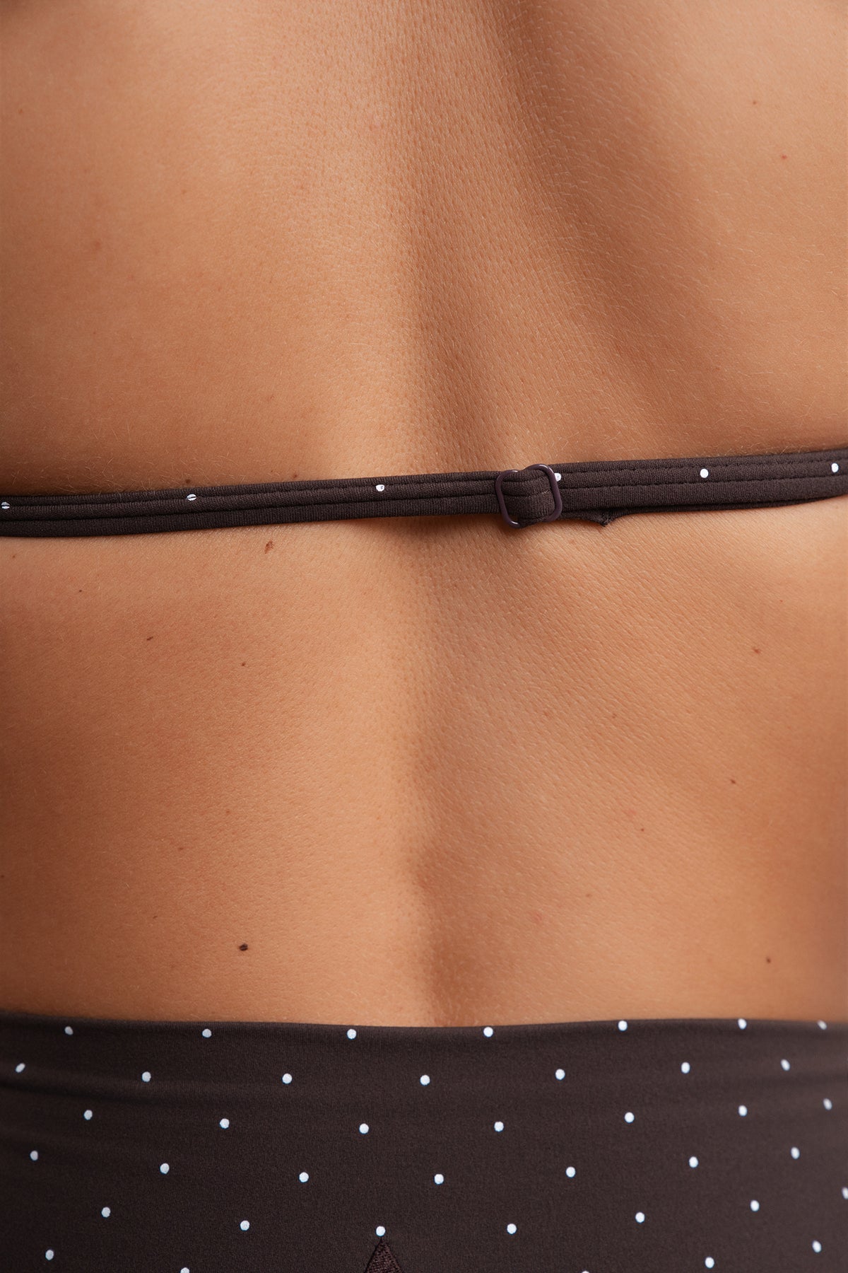 Cloud II® Micro Halter Bra - Espresso Polka Dot