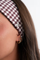 Cloud II® Headband - Fudge Houndstooth