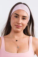 Cloud II® Headband - Blushing Houndstooth