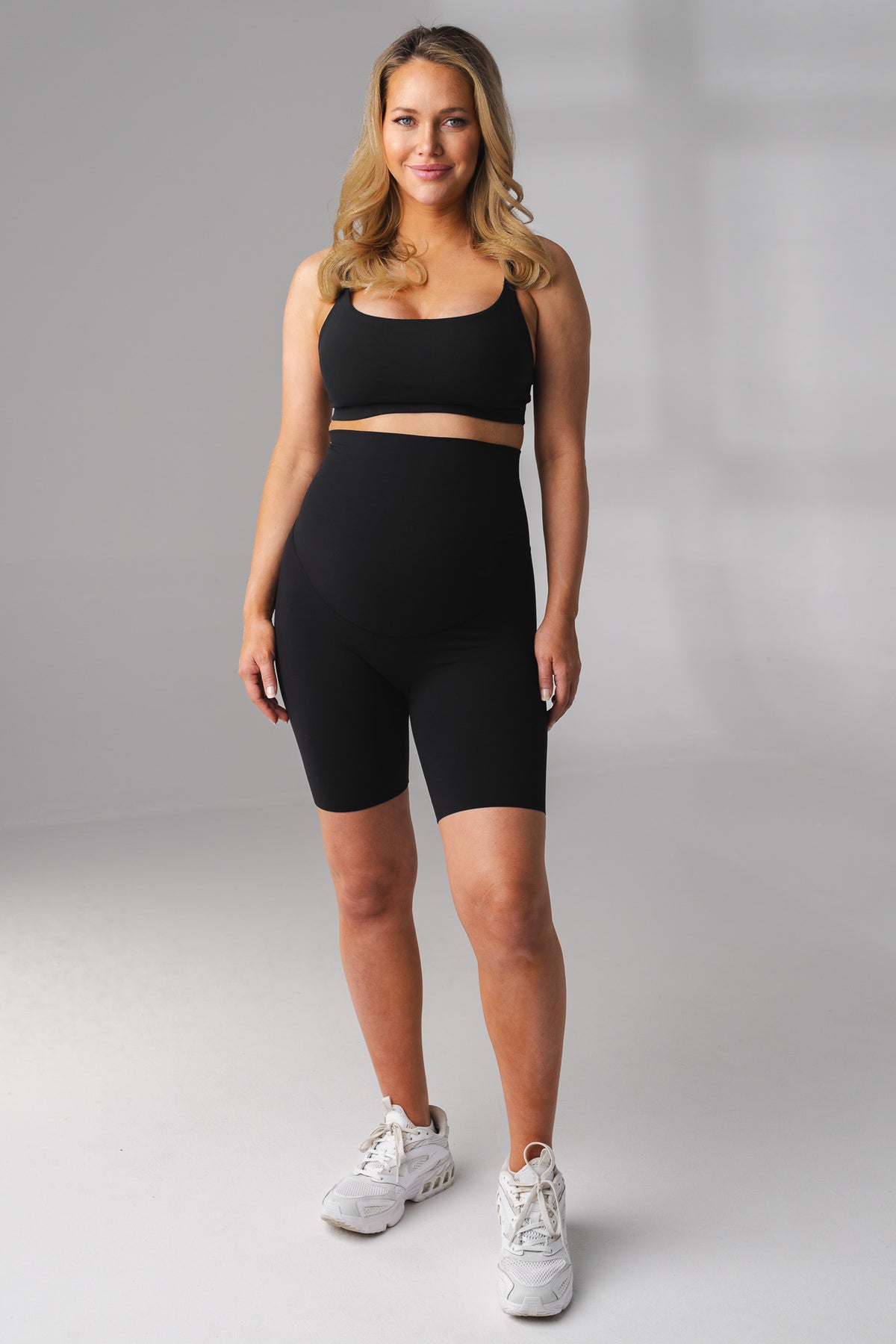 Cloud II® Maternity Biker Short - Midnight