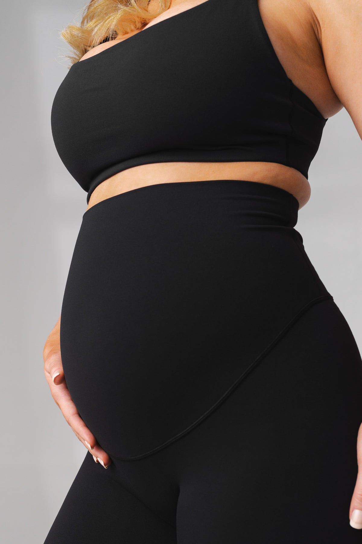 Cloud II® Maternity Biker Short - Midnight