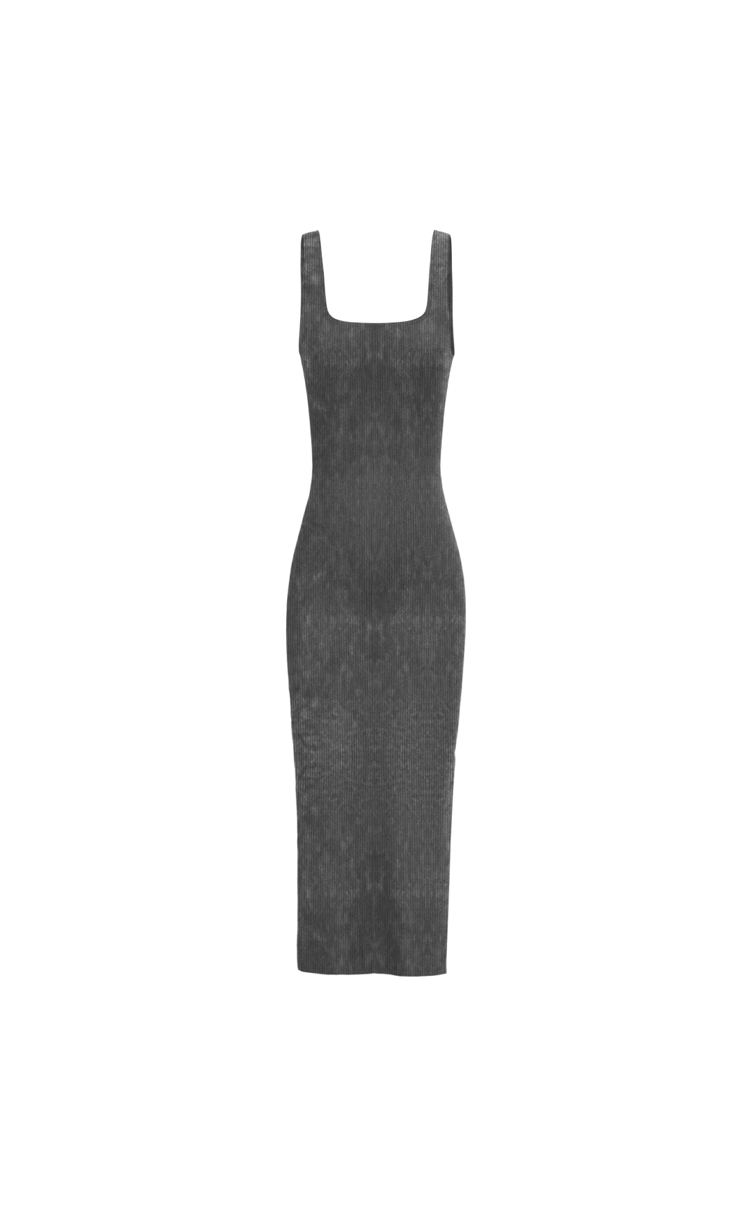 Cloud II® Rib Basic Midi Dress - Iron Washed