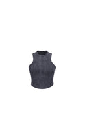 Cloud II® Rib High Neck Tank - Oxford Washed