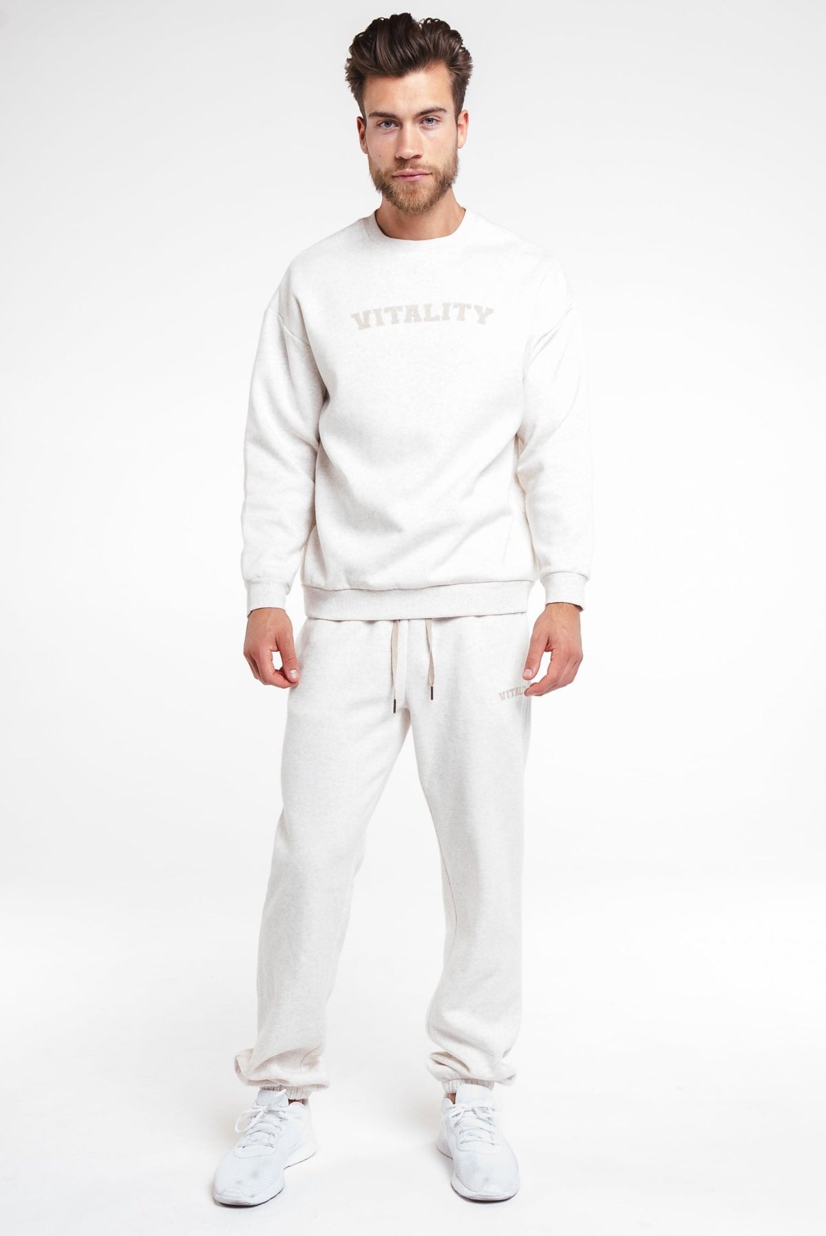 Vitality Cozy® Uni Jogger - Oat Marl - Varsity