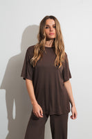 Vitality Float Uni Basic Tee - Cocoa