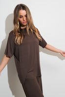 Vitality Float Uni Basic Tee - Cocoa