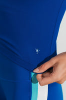 Vitality Motive® Scoop Tee - River Contrast