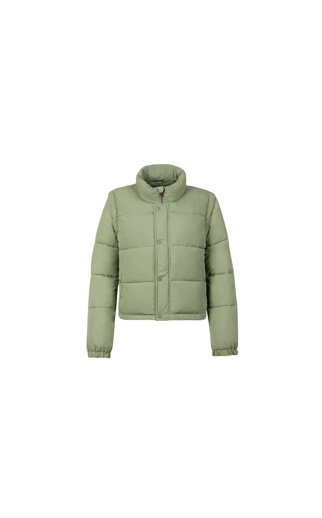 上杉柊平　feels SHELL DOWN JACKET LIGHT GREEN Vitality Convertible Puffer - Matcha