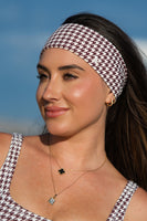 Cloud II® Headband - Fudge Houndstooth