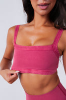 Cloud II® Square Bra - Passionfruit Washed