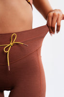 Vitality Daydream® Drawcord Pocket Volley Short - Pumpkin Spice Heather