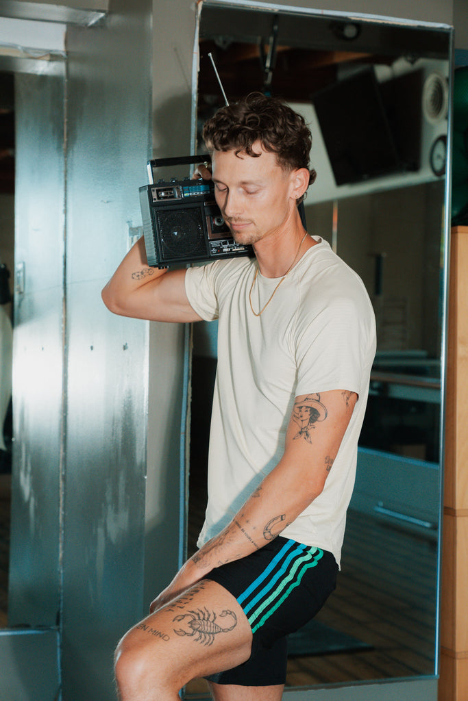 Vitality Vent Men's Crew Tee - Oat