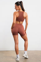 Vitality Daydream® Drawcord Pocket Volley Short - Pumpkin Spice Heather