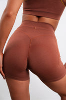 Vitality Daydream® Drawcord Pocket Volley Short - Pumpkin Spice Heather