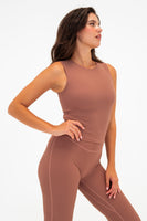 Cloud II® Rib Crew Tank - Sepia
