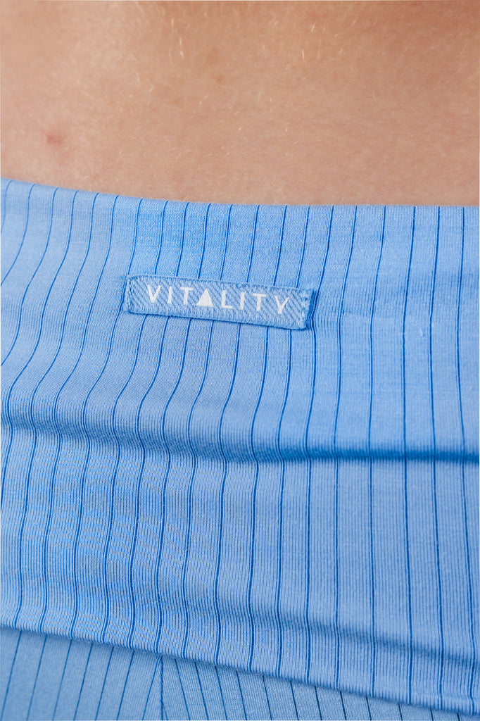 Vitality Float Rib Foldover Pant - Sky
