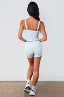 Cloud II® Foldover Mini Short - Clear Sky Washed