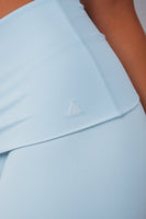 Cloud II® Foldover Mini Short - Clear Sky Washed