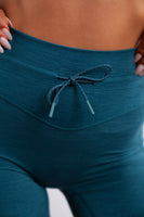 Vitality Daydream® Drawcord Pocket Volley Short - Balsam Heather