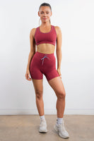 Vitality Daydream® Drawcord Pocket Volley Short - Cabernet Heather