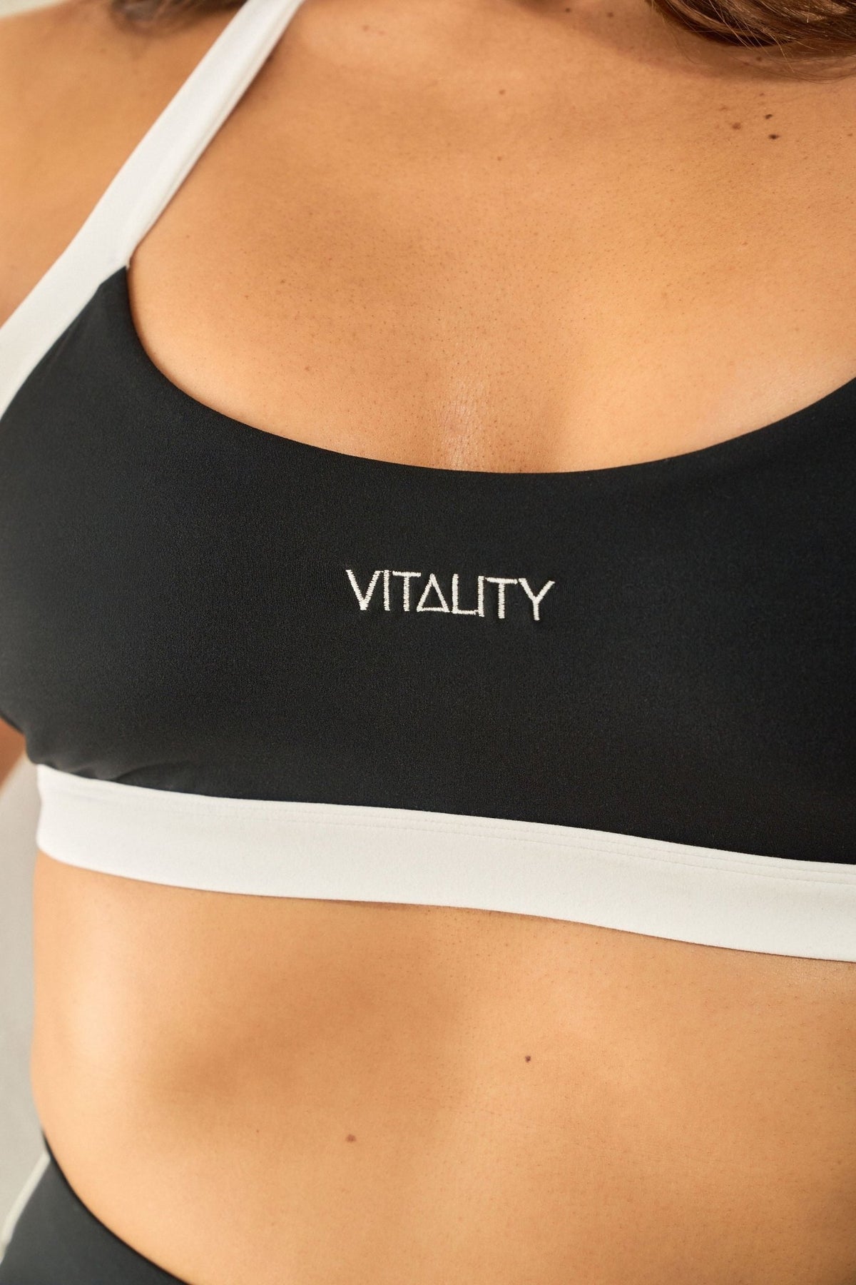 Cloud II® Mini Halter Bra - Midnight Contrast