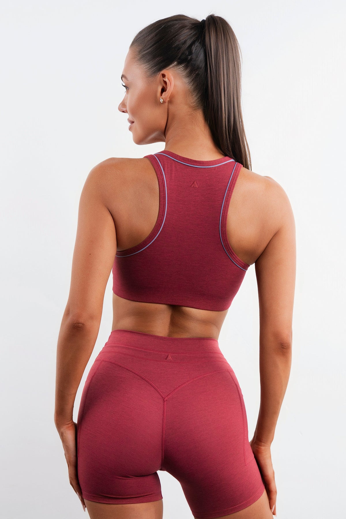Vitality Daydream® Overlap Bra - Cabernet Heather