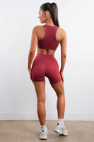 Vitality Daydream® Drawcord Pocket Volley Short - Cabernet Heather
