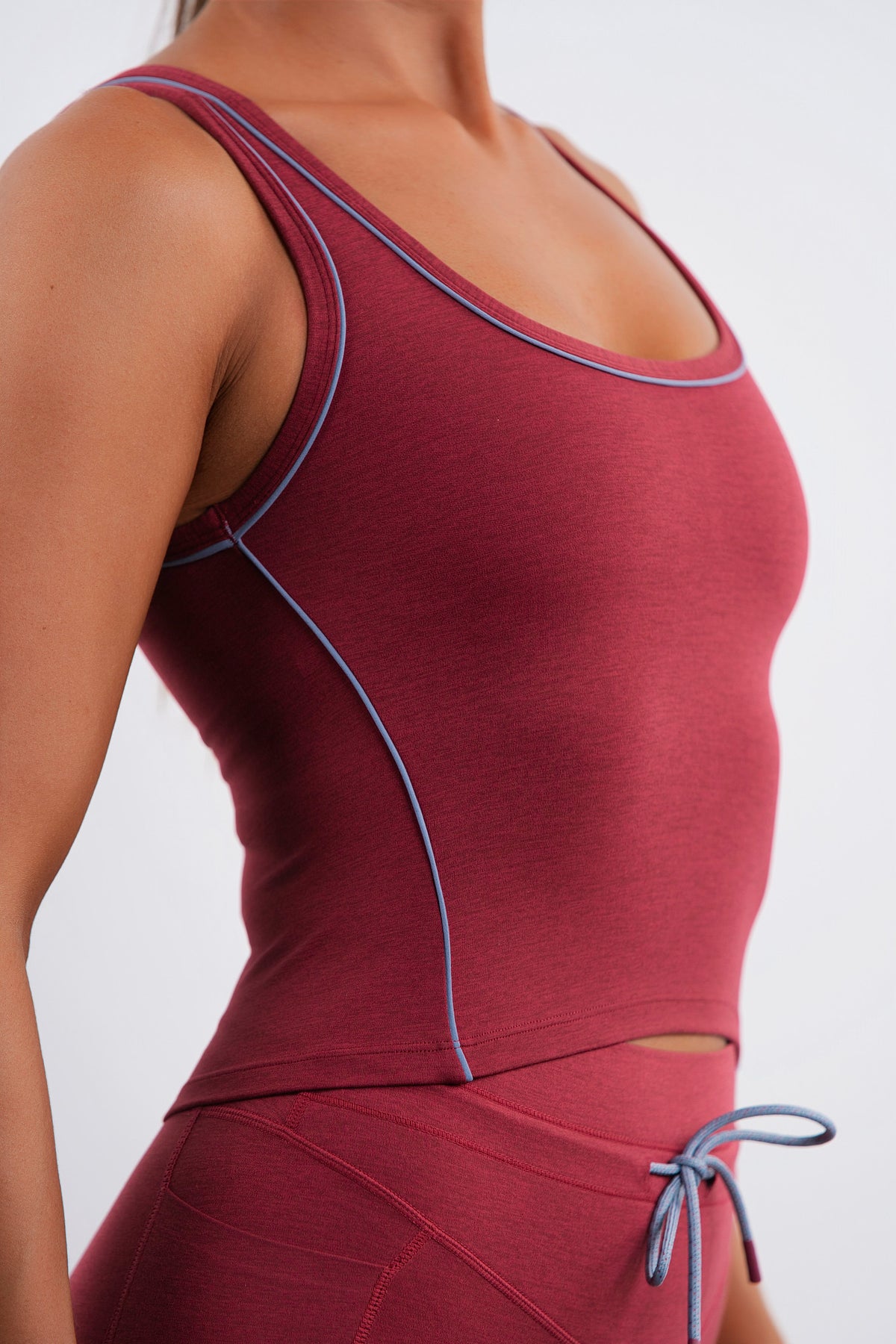 Vitality Daydream® Overlap Tank - Cabernet Heather