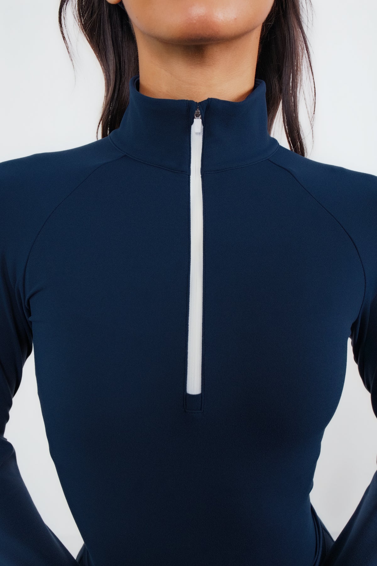 Cloud II® Fitted Half Zip - Nocturne Contrast