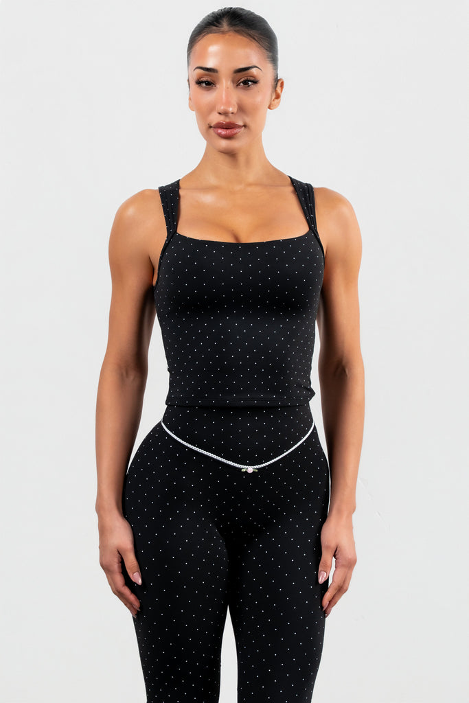 Cloud II® Together Tank - Midnight Polka Dot