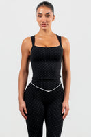 Cloud II® Together Tank - Midnight Polka Dot