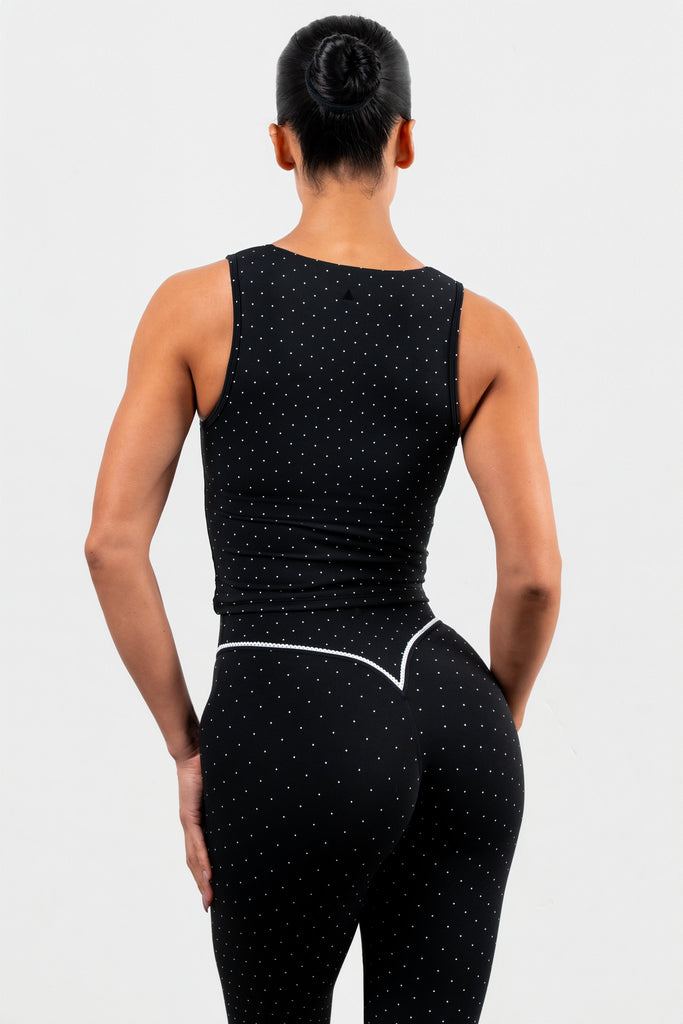Cloud II® Together Tank - Midnight Polka Dot