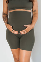 Cloud II® Maternity Rider Short - Olive