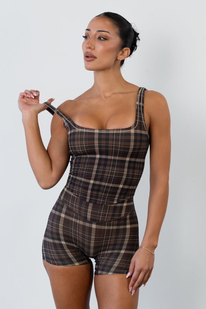 Cloud II® U Tank - Espresso Plaid