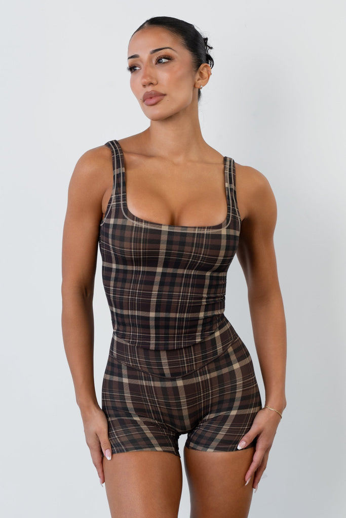 Cloud II® U Tank - Espresso Plaid